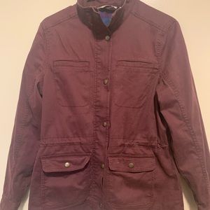 LLBean purple utility jacket